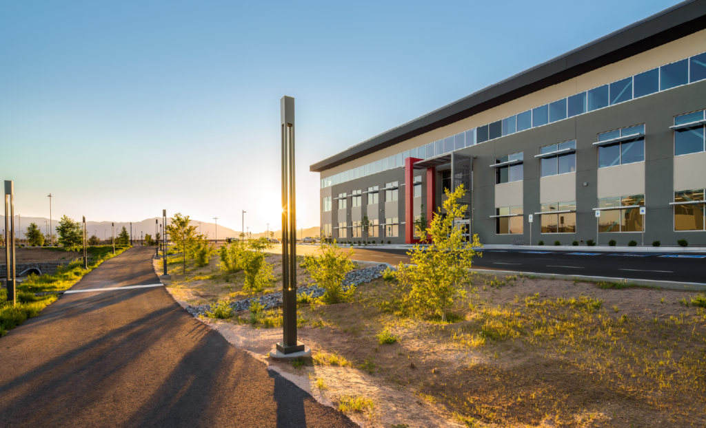 biking and walking path in film studio design albuquerque