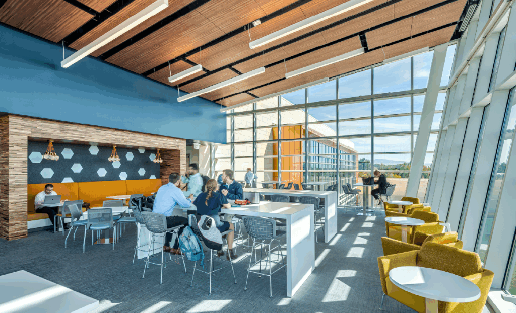 gathering space in college of osteopathic medicine