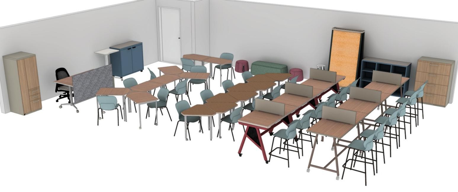 Rendering by FMG furniture dealers