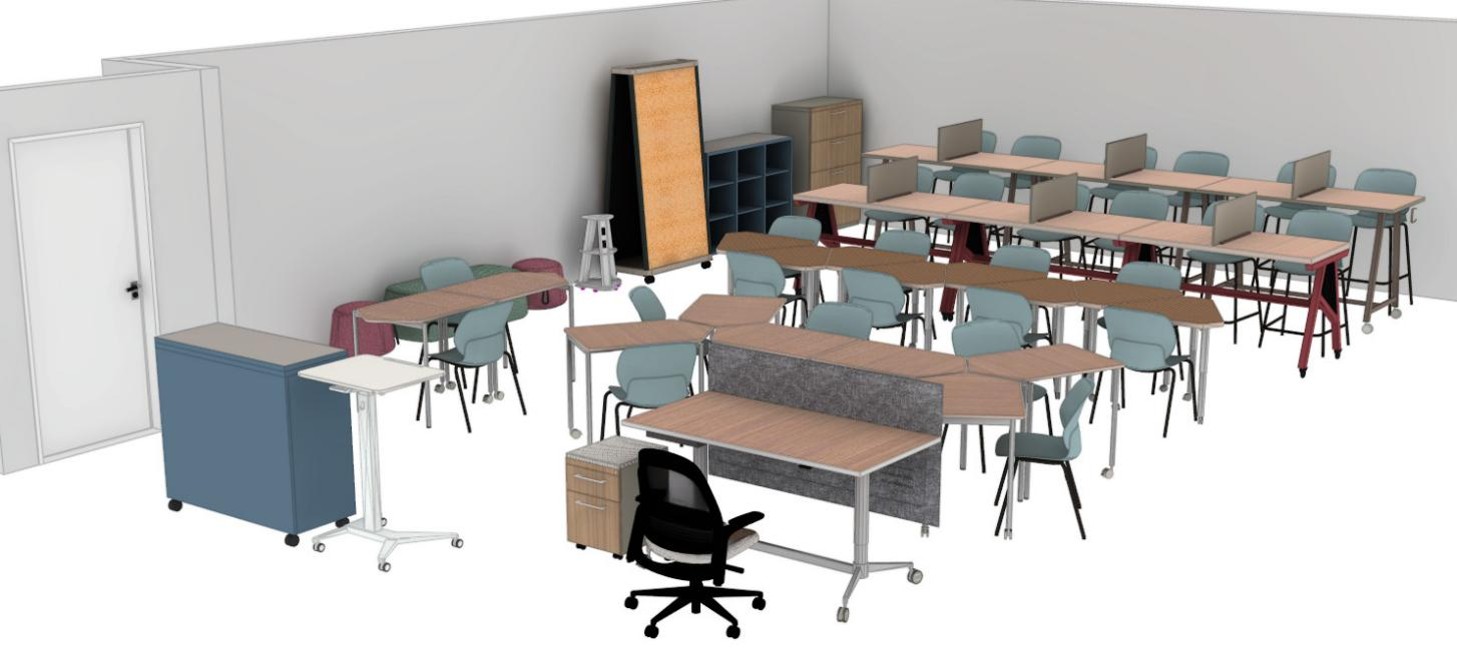 Rendering by FMG furniture dealers