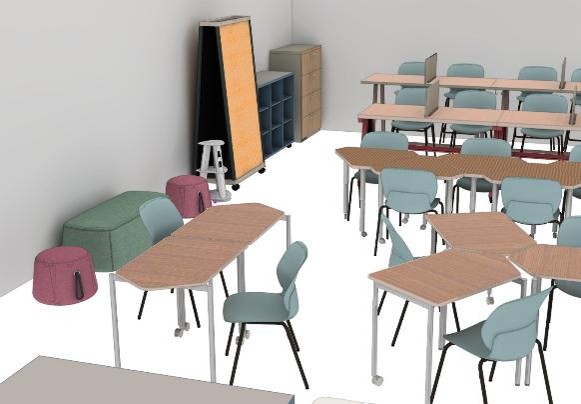 Rendering by FMG furniture dealers